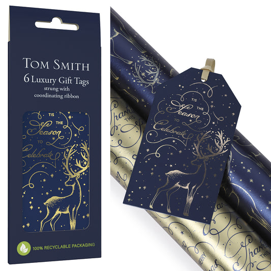 Pack of 30 Celebrations Luxury Christmas Gift Tags