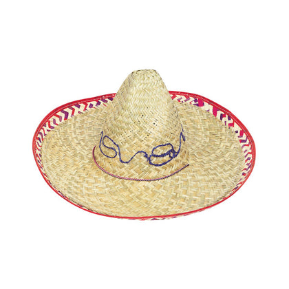 Adult Sombrero with Check Trim