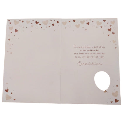 On Your Wedding Congratulations Balloon Boutique Greeting Card