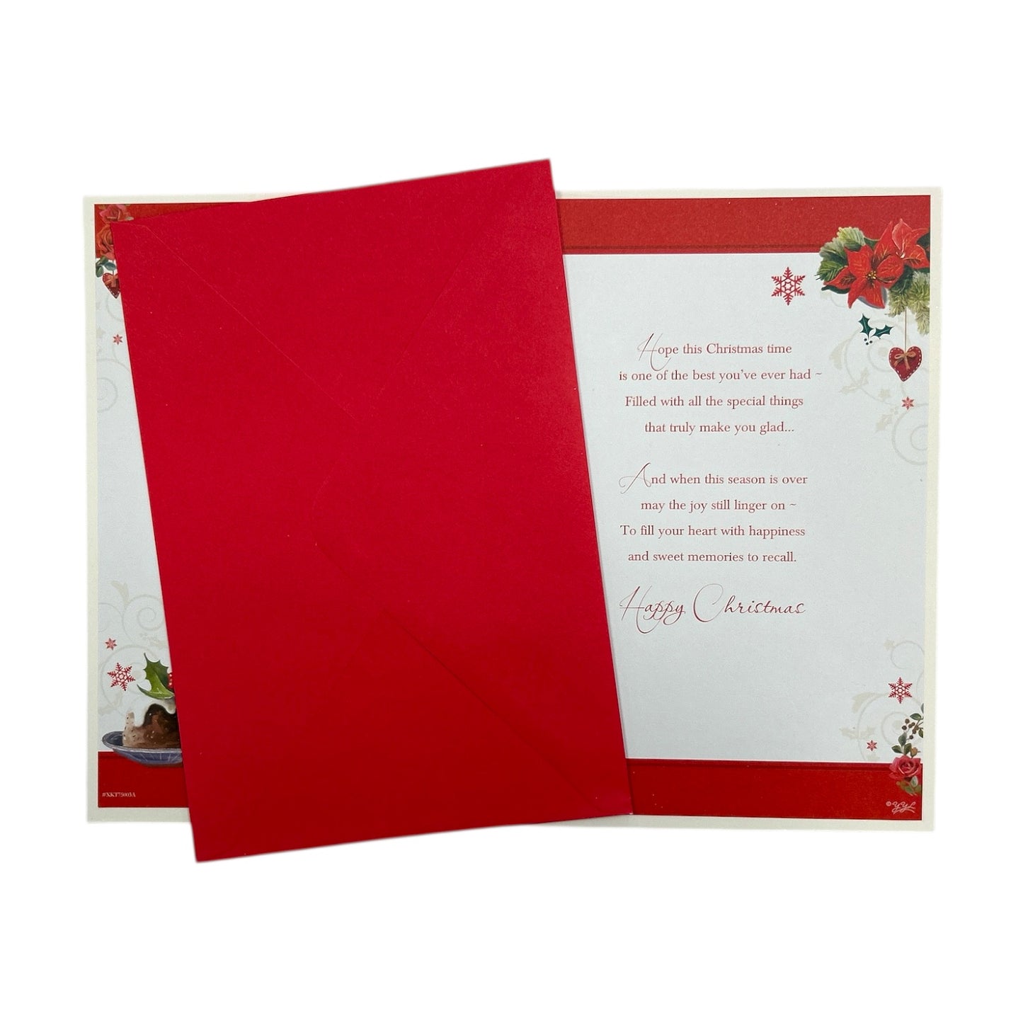 A Toast to a Special Grandson and His Wife With Special Thoughts Christmas Card