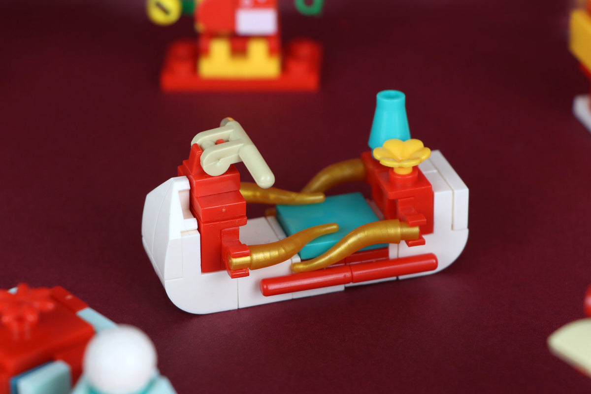 Pack of 12 Christmas Lego Block Kit - Construction Toys Stocking Fillers Party Bag