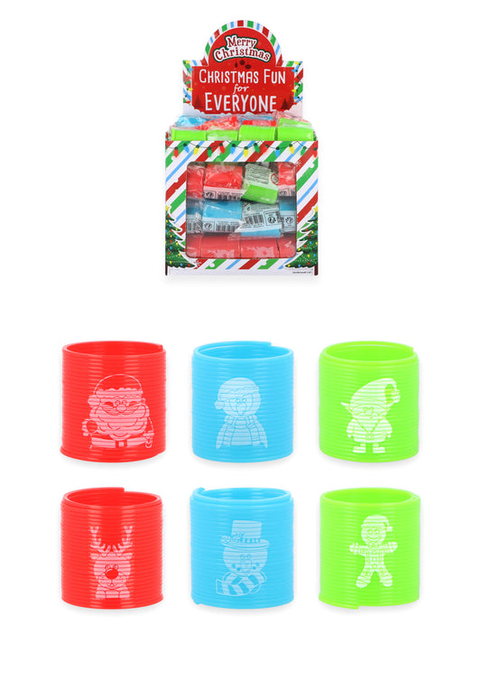 Pack of 24 Christmas Springs 3.5cm