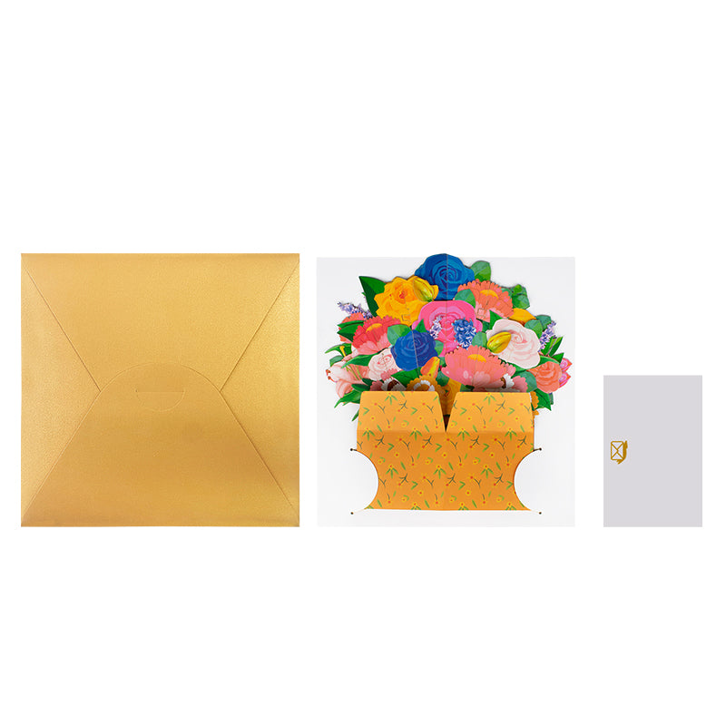 Bloom Box Garden Harmony 3D Pop Up Greeting Card