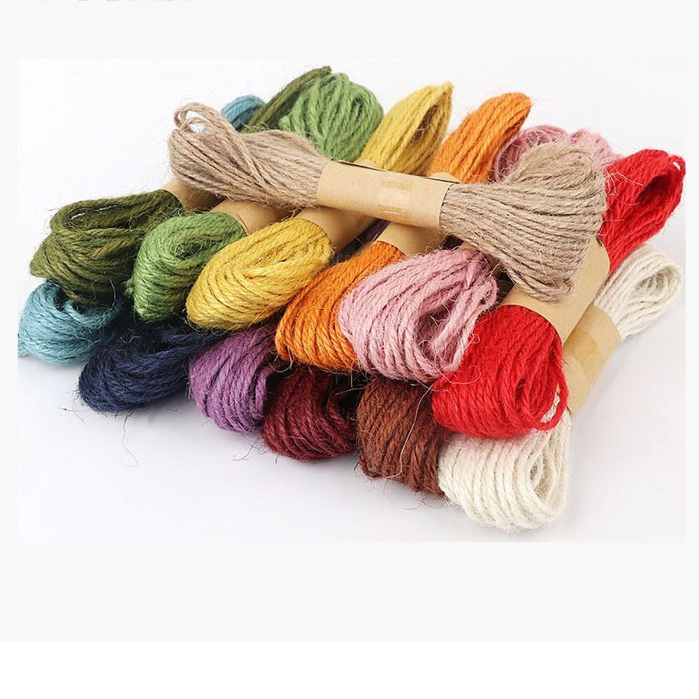 Pack of 5 Assorted Three Strand Hemp Ropes