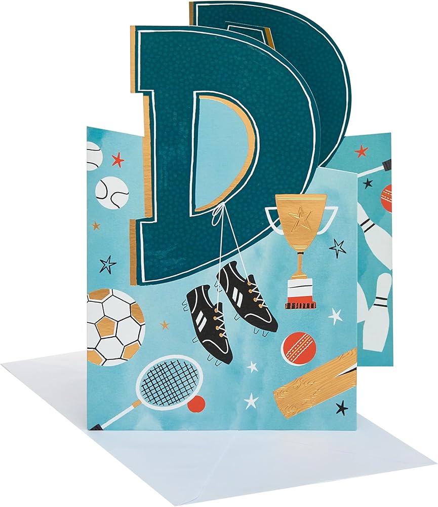 Sports Equipment Design for Dad Father's Day Card