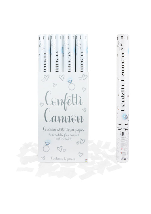 White Paper Confetti Shooter 50cm