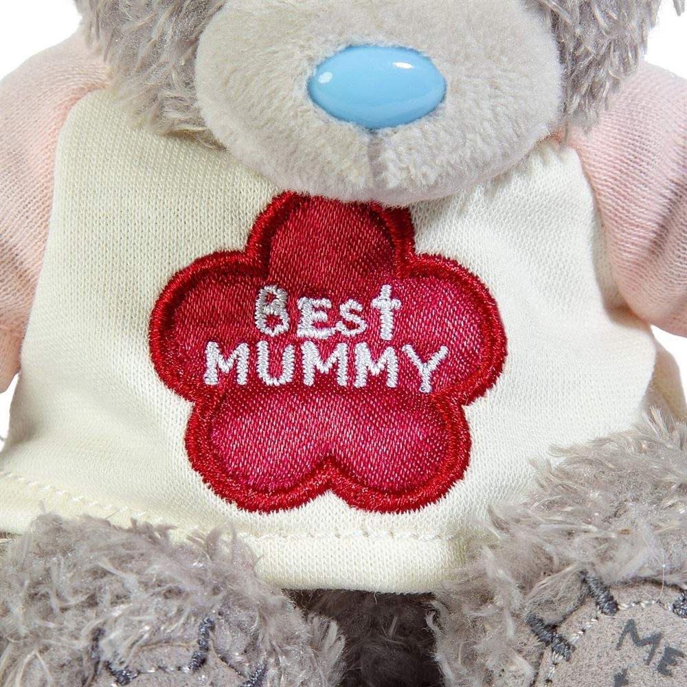 Me to You Tatty Teddy 'Best Mummy Ever' 10cm Plush Bear With Satin Tag Official Collection