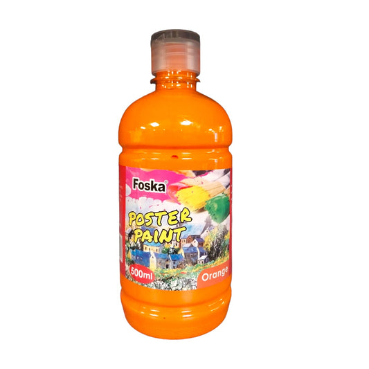 500ml Orange Poster Color Paint