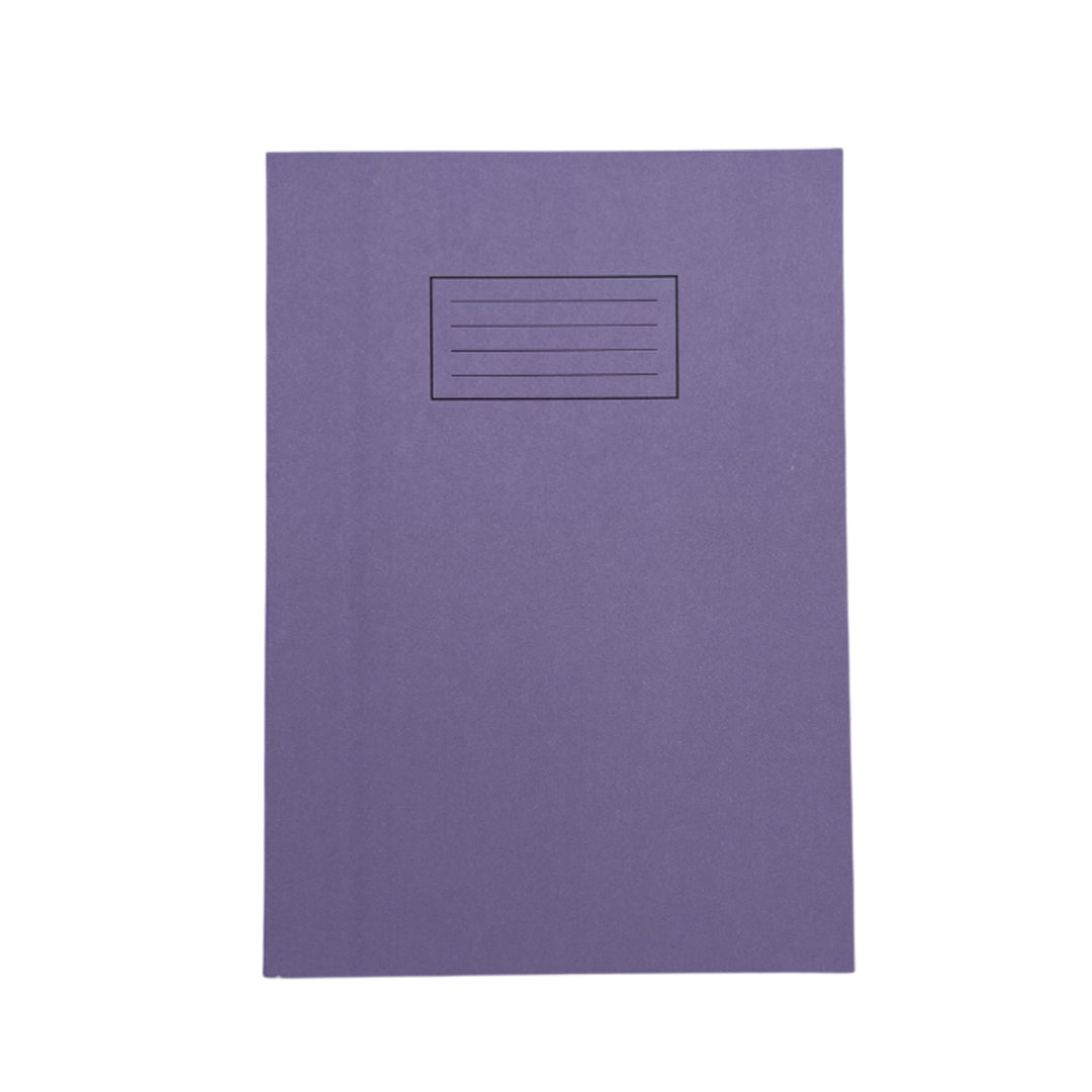 Janrax A4 Purple 80 Pages Feint and Ruled Exercise Book