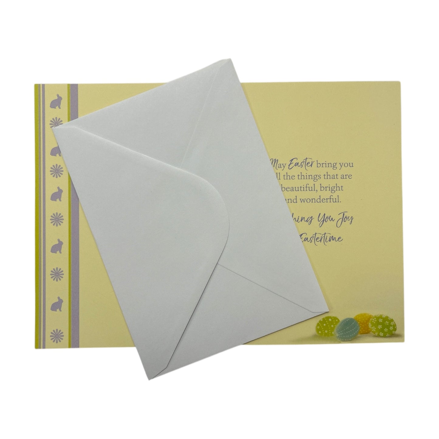 For Mum And Dad Flower Pot And Colourful Eggs Design Easter Card