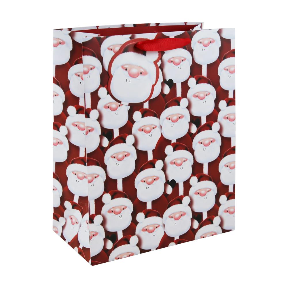Santa Repeat Large Christmas Gift Bag