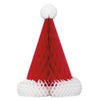 Christmas Santa Hat Honeycomb Centerpiece, 12"