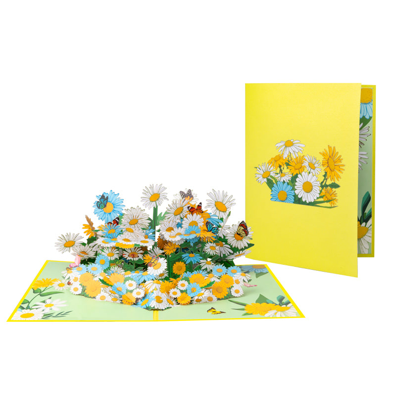 Daisy Delight 3D Floral Pop Up Greeting Card