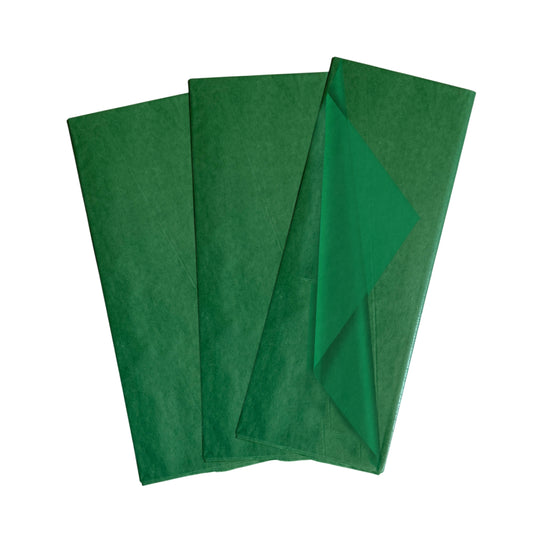 Pack of 200 Dark Green Acid Free 50 x 70cm Tissue Paper Sheets