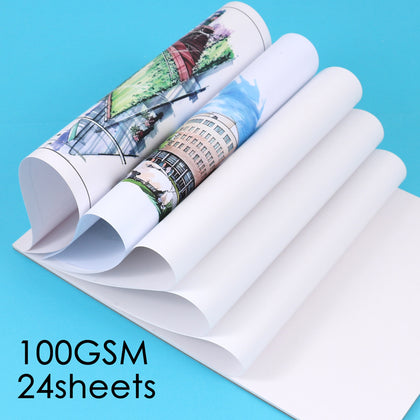 A4 24 Sheets Top Glued Open Marker Pad