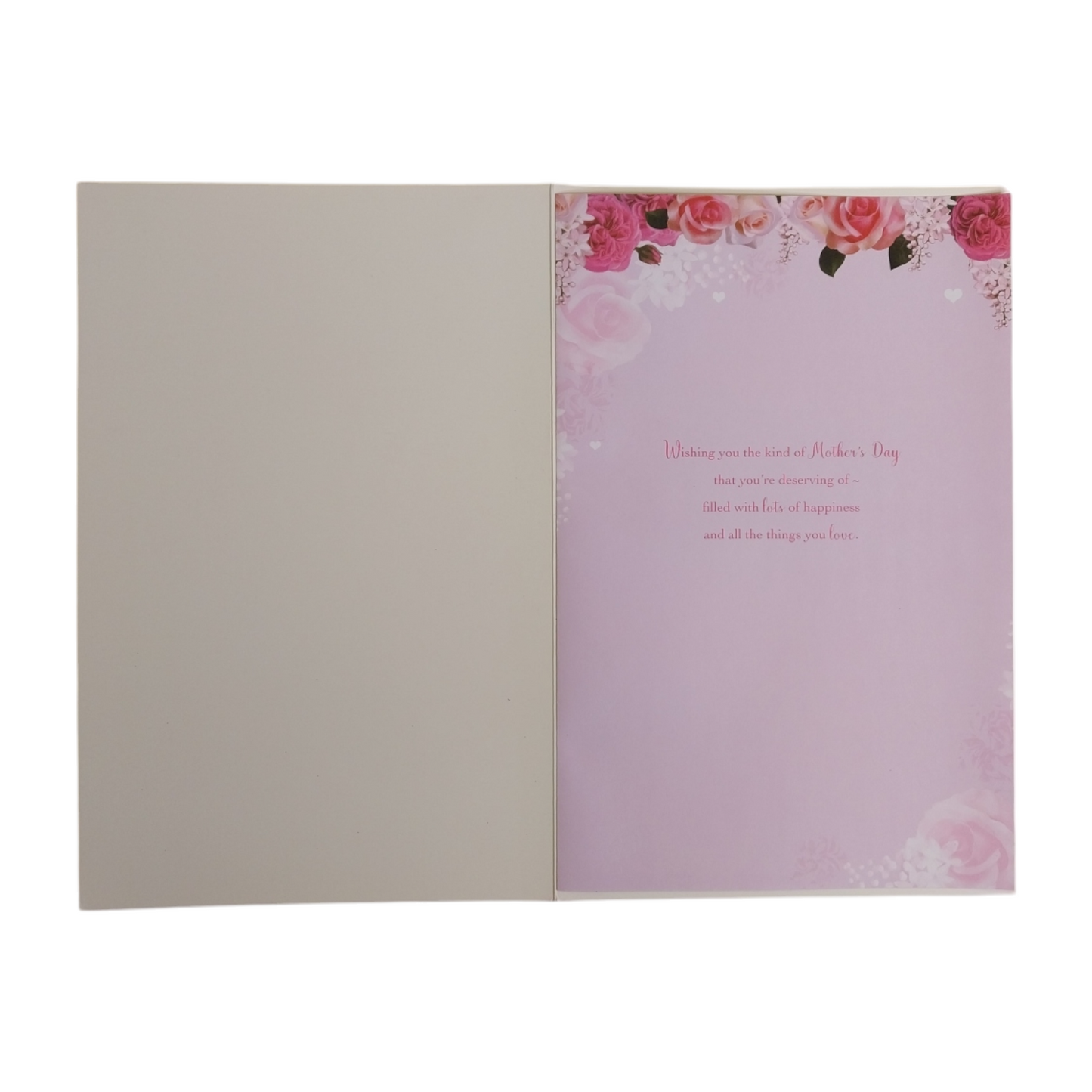 To My Wife Beautiful Roses Design Pink Mother's Day Boxed Card