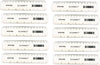 Pack of 10 Acrylic Shatter Resistant Clear Rulers 15cm