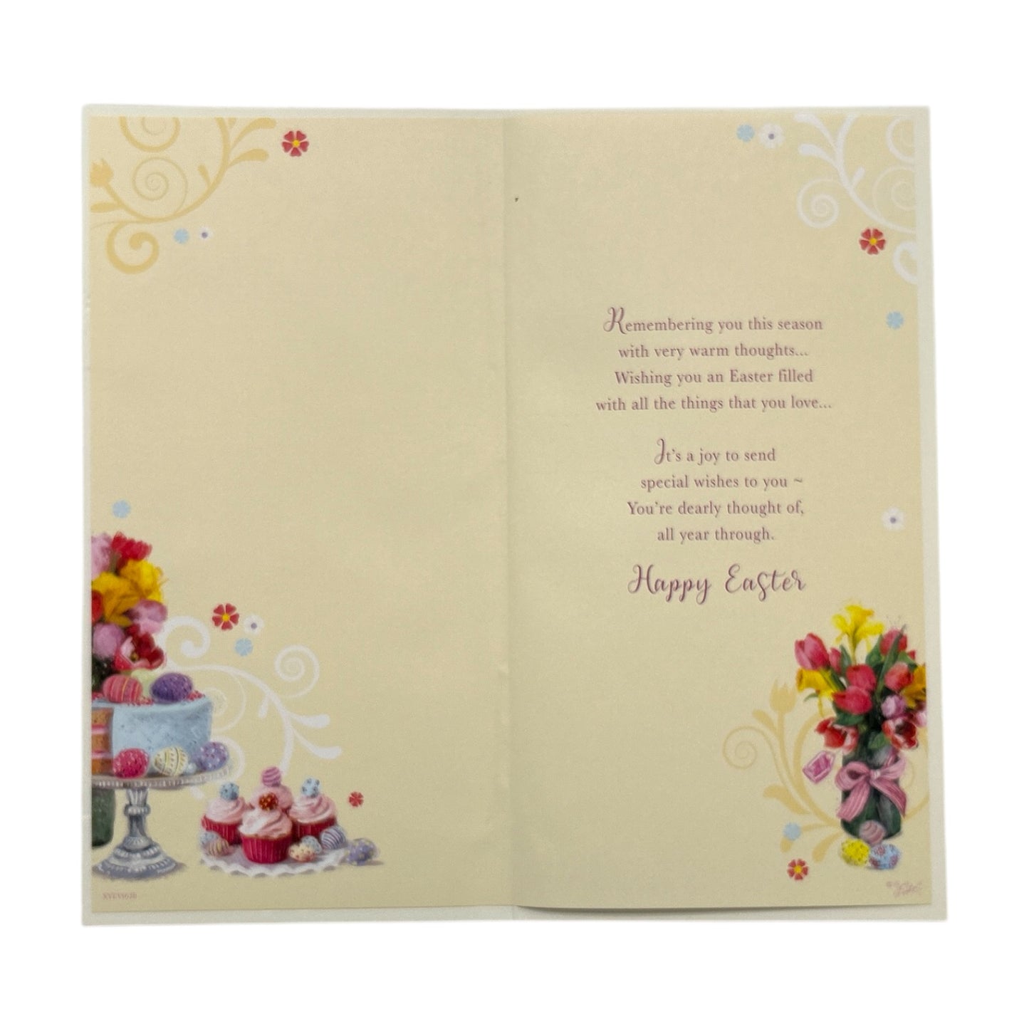 To Special Mum And Dad Cupcake and Eggs Design Easter Card