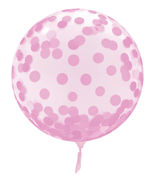 Pack of 10 Pink Spotted 18" Vortex Balloons
