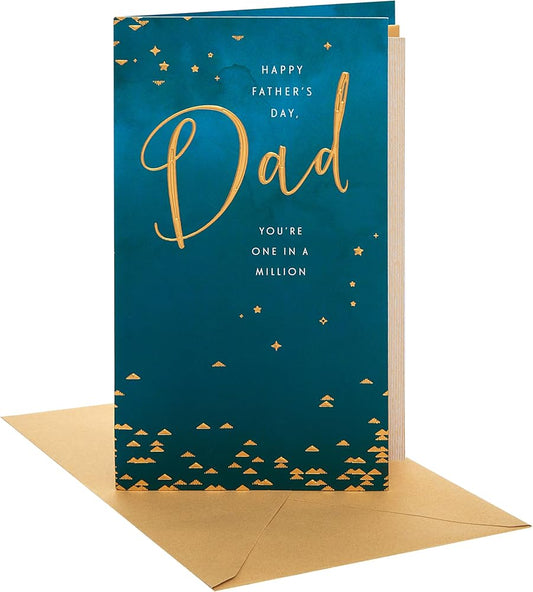 One In a Million Design For Dad Father's Day Card
