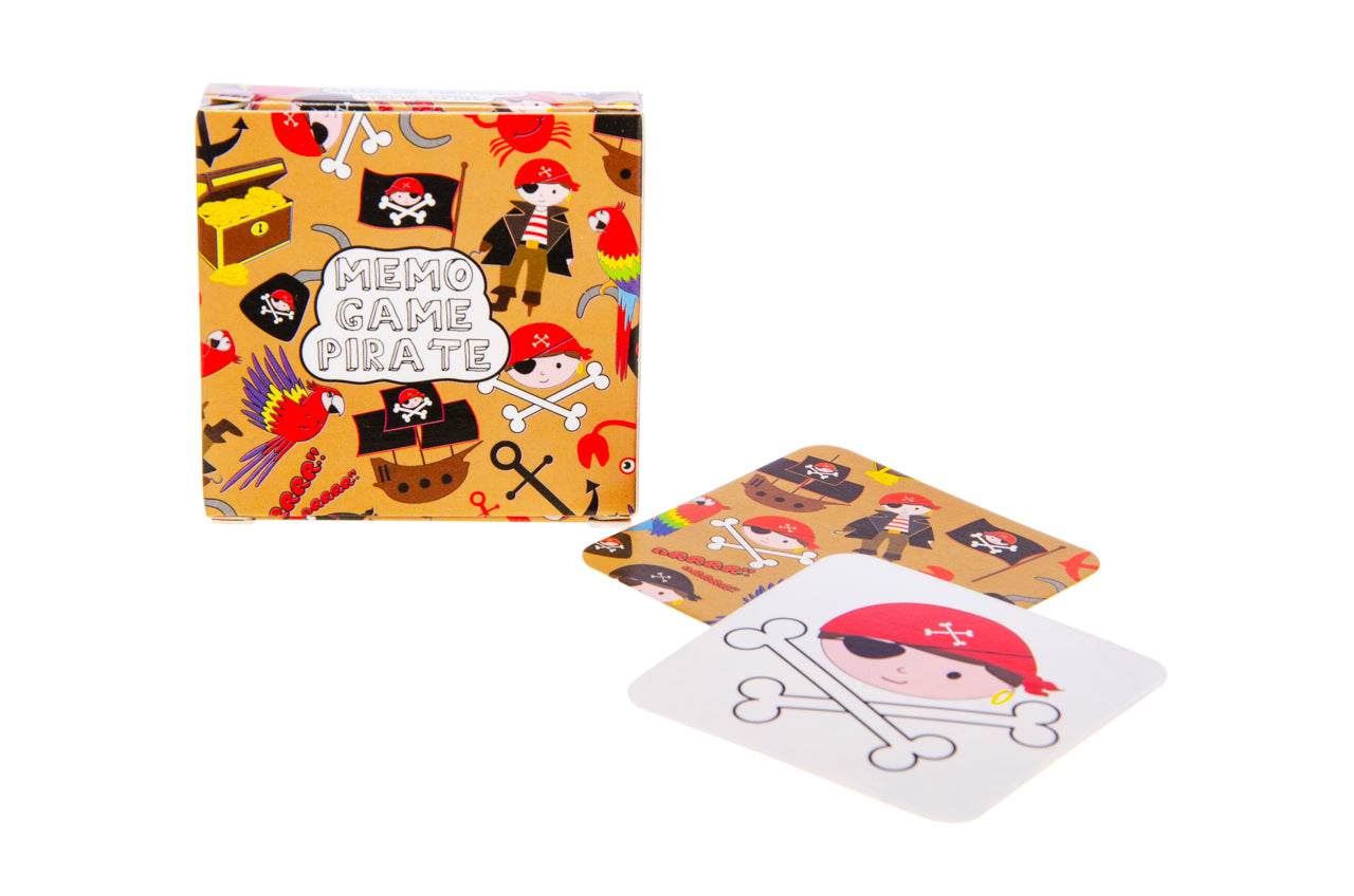 Pack of 12 Pirate Mini Memory Games 28 Cards