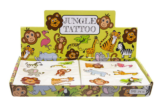 6 Pieces Wild Animals Tattoos