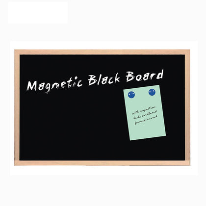 40 x 60cm Wood Framed Magnetic Writing Black Board