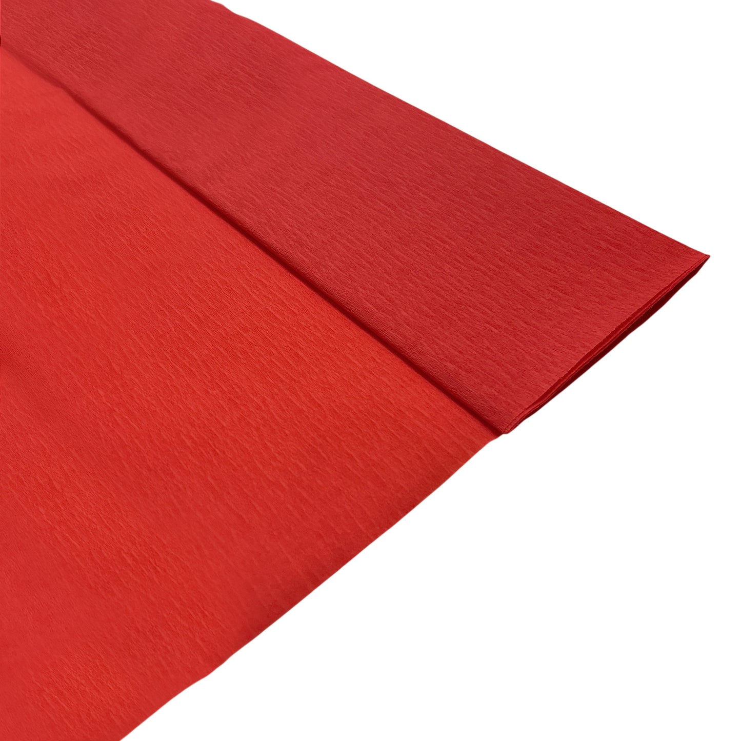Pack of 10 Red Crepe Paper Sheets 50cm x 2m 17GSM 35% Stretch Craft Paper