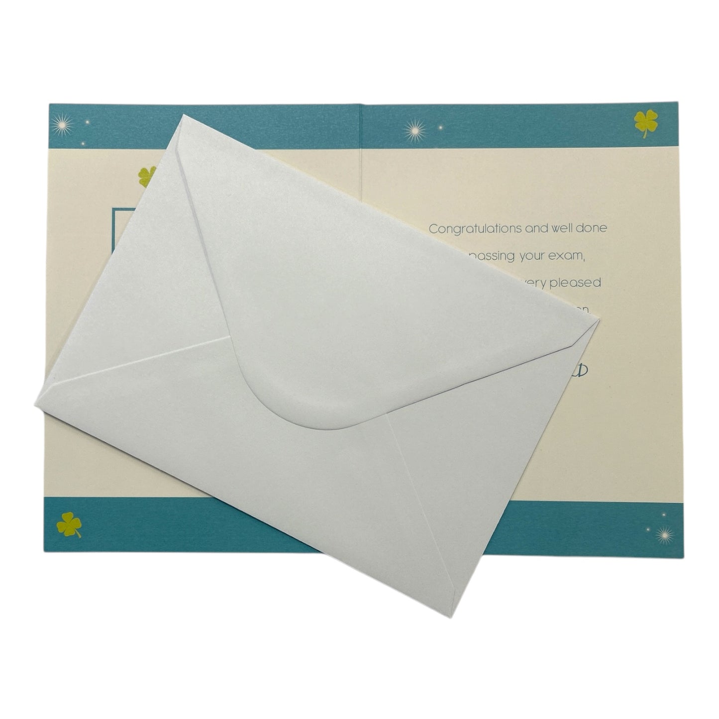 Congratulations On Passing Your Exam Books Design Greeting Card