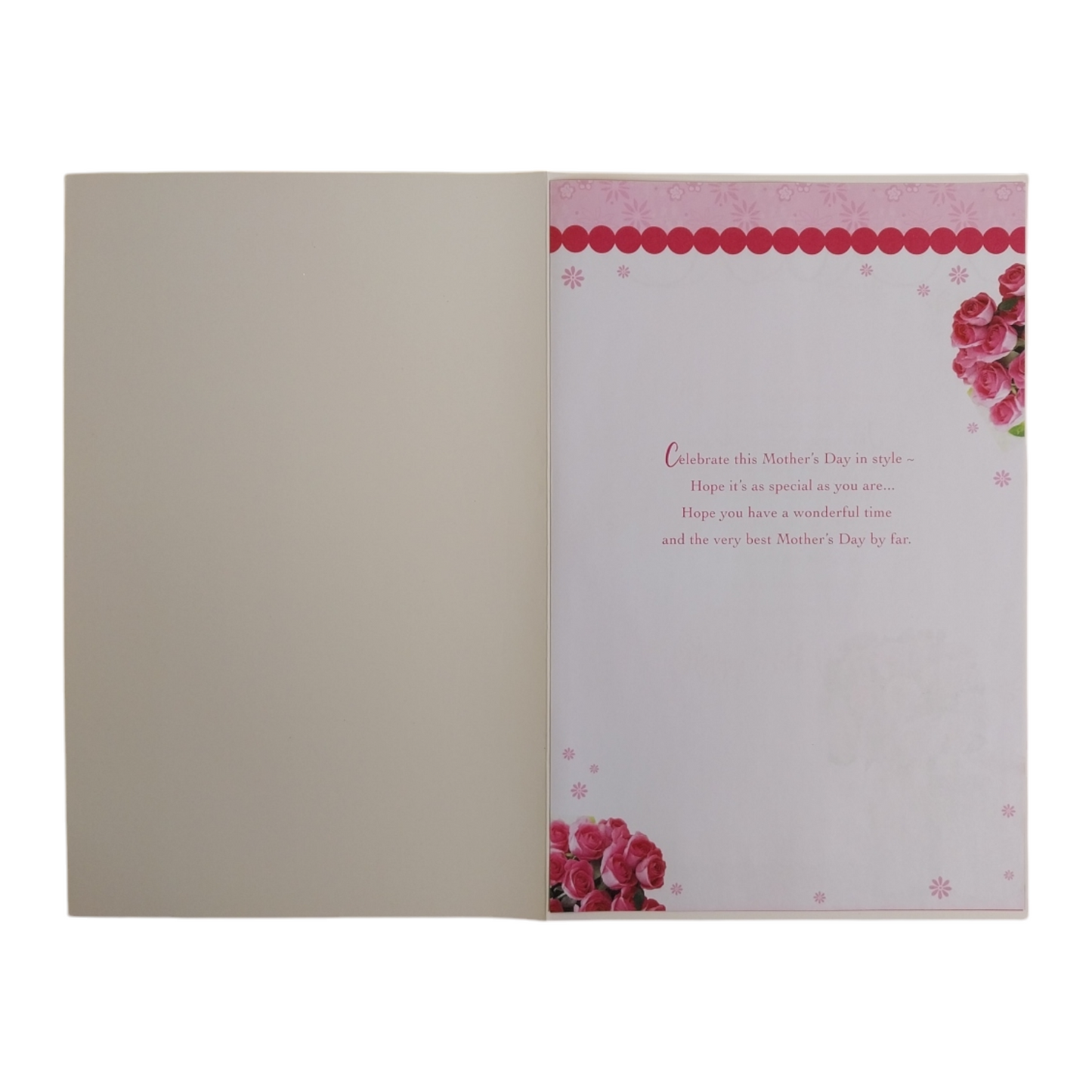 To My Wife Flower Pot and Cushion Design Pink Mother's Day Boxed Card