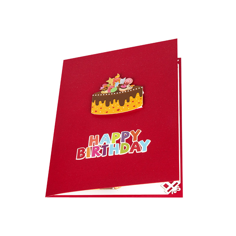 Sweet Celebration 3D Cake Pop Up Birthday Card