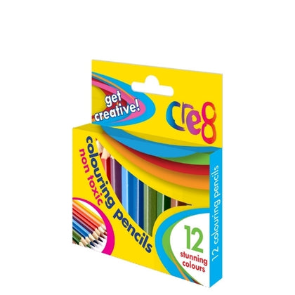 Pack of 12 Half Size Colouring Pencils