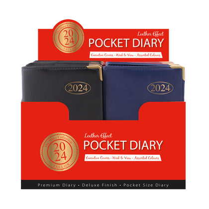Single 2024 Week To View Value Pocket Diary