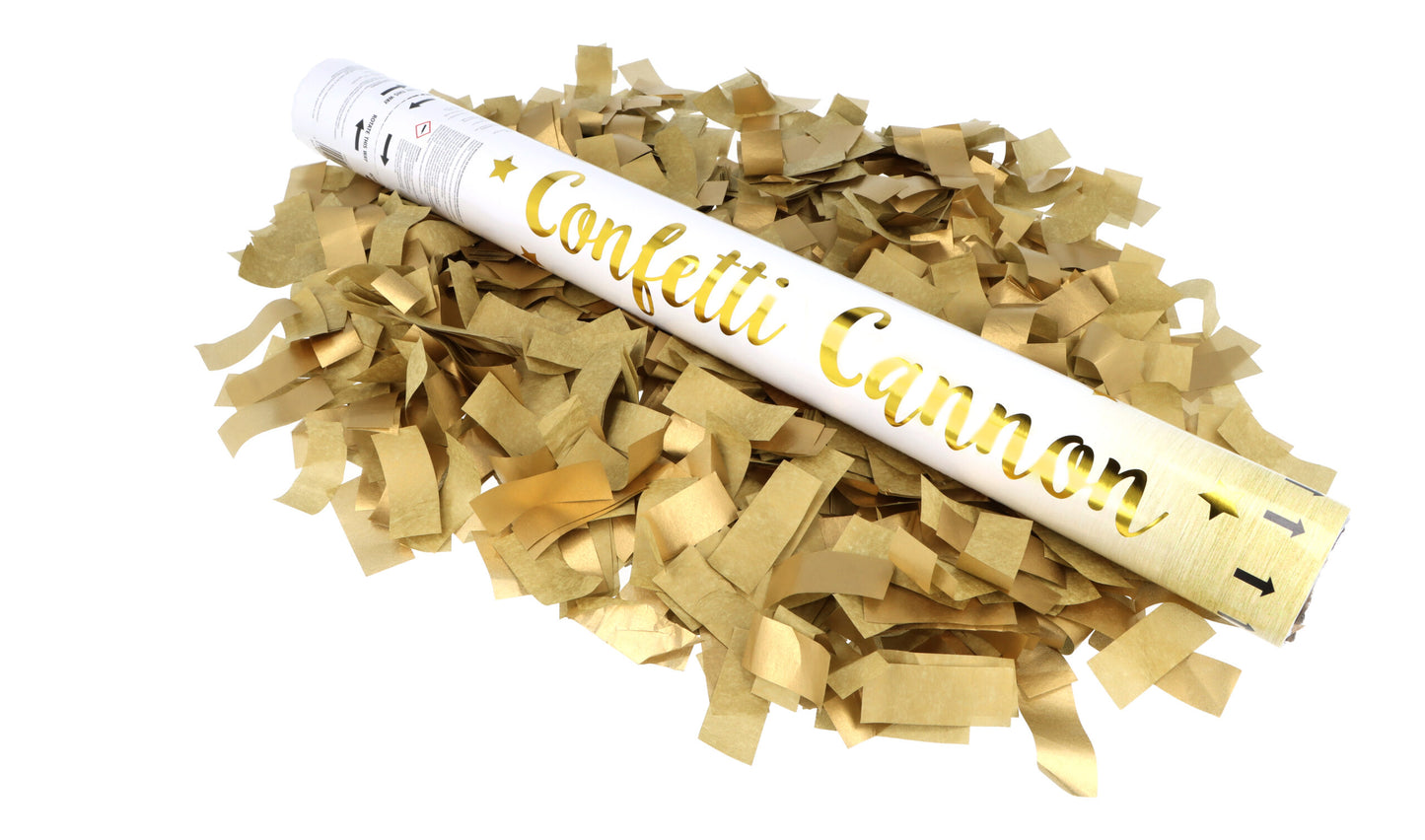 Gold Paper Confetti Shooter 50cm
