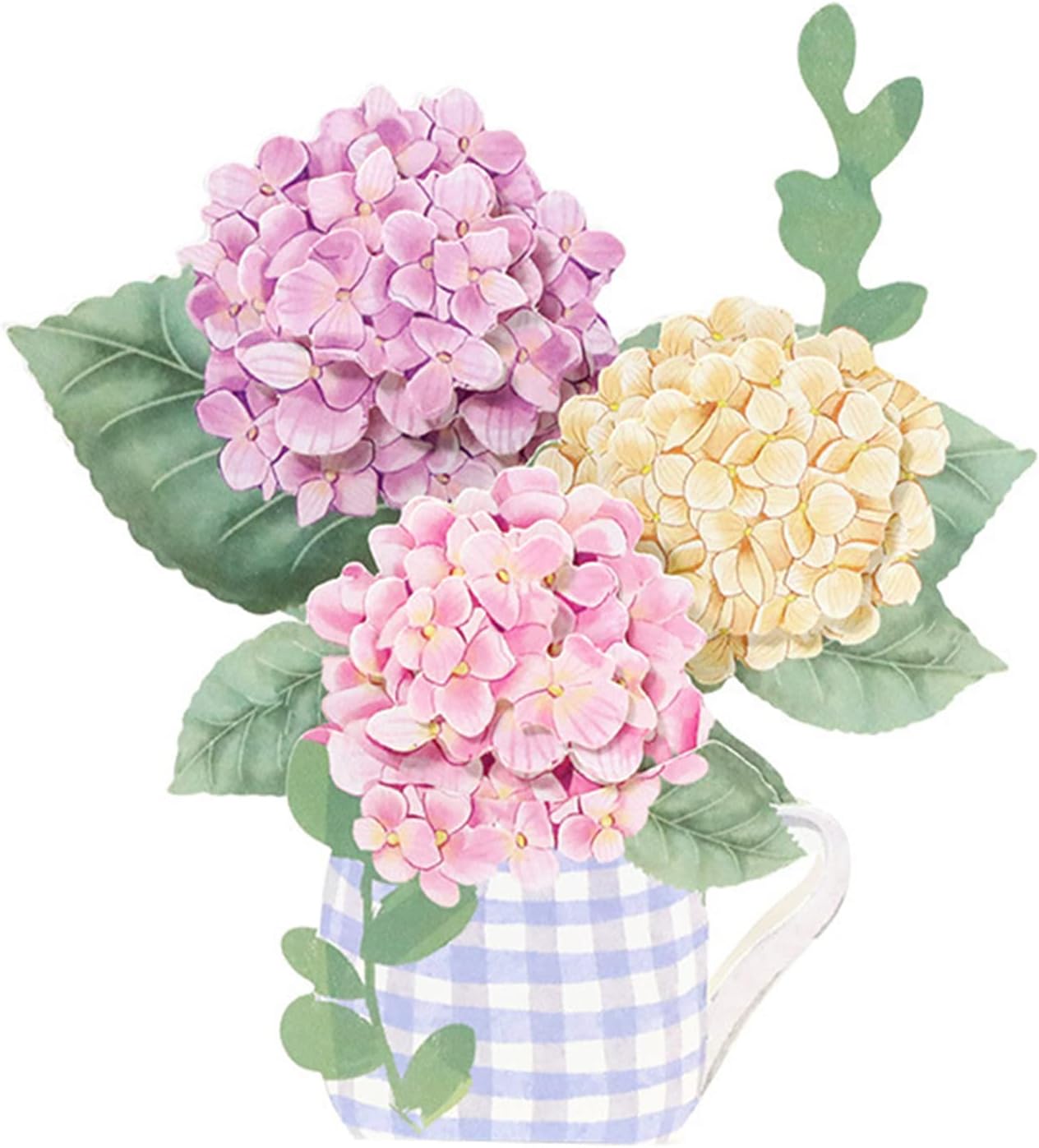 Hydrangea Bouquet 3D Pop Up Greeting Card