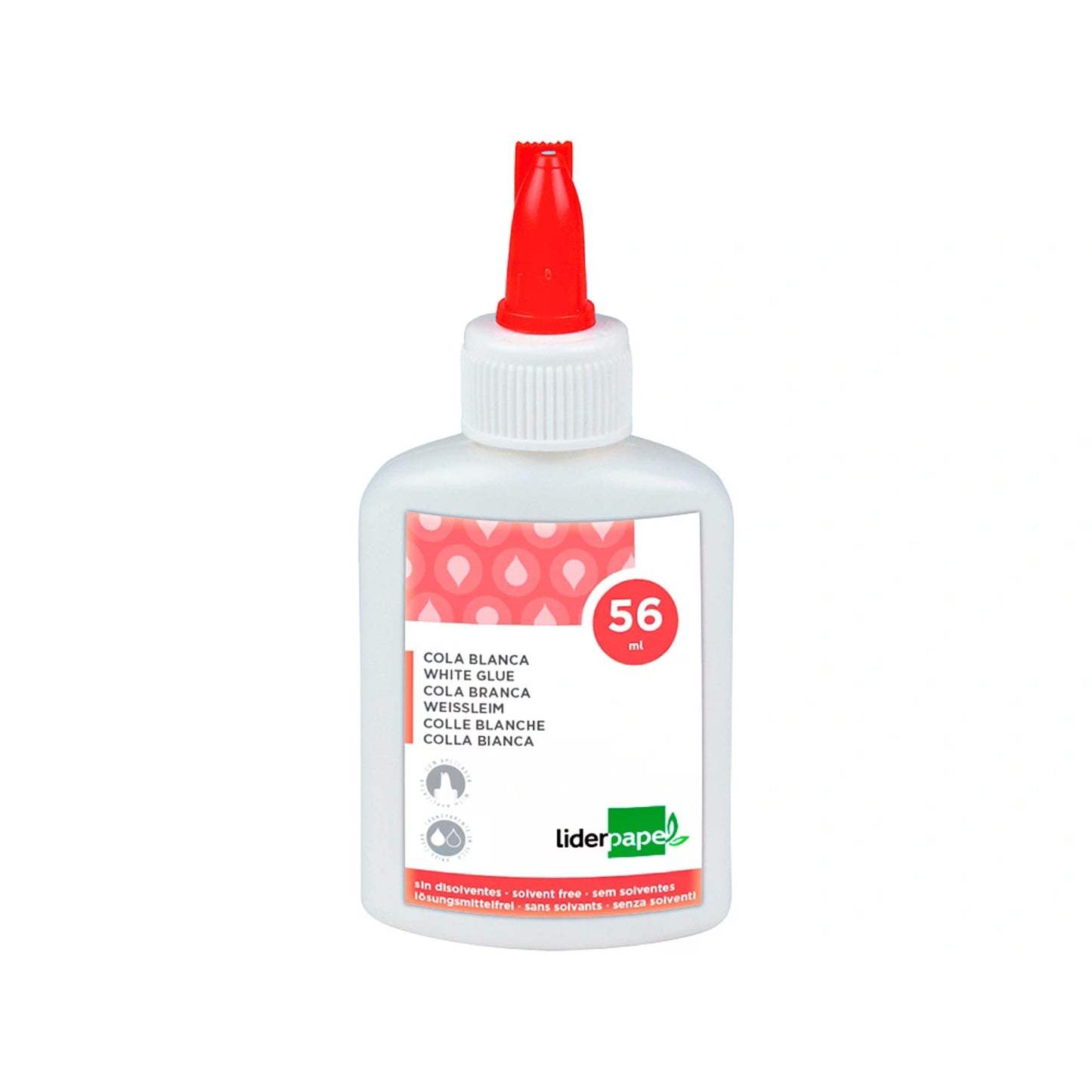 Pack of 24 White Glues 56ml with Applicator Solvent Free Washable