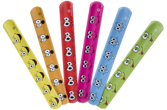 Pack of 36 Emotion Face Snap Bracelets