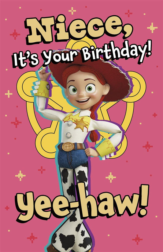 Toy Story Jessie Yee-Haw Design Niece Birthday Card