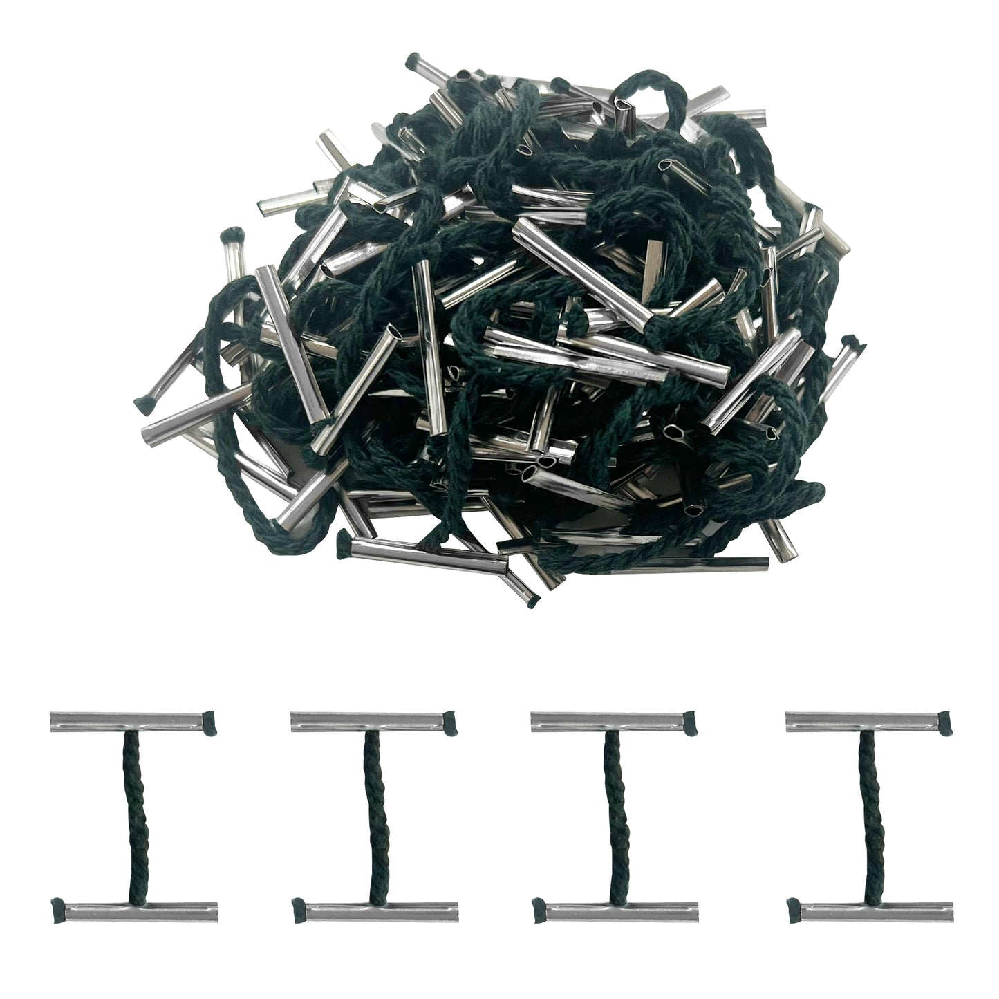 Pack of 500 25mm Metal End Treasury Tags