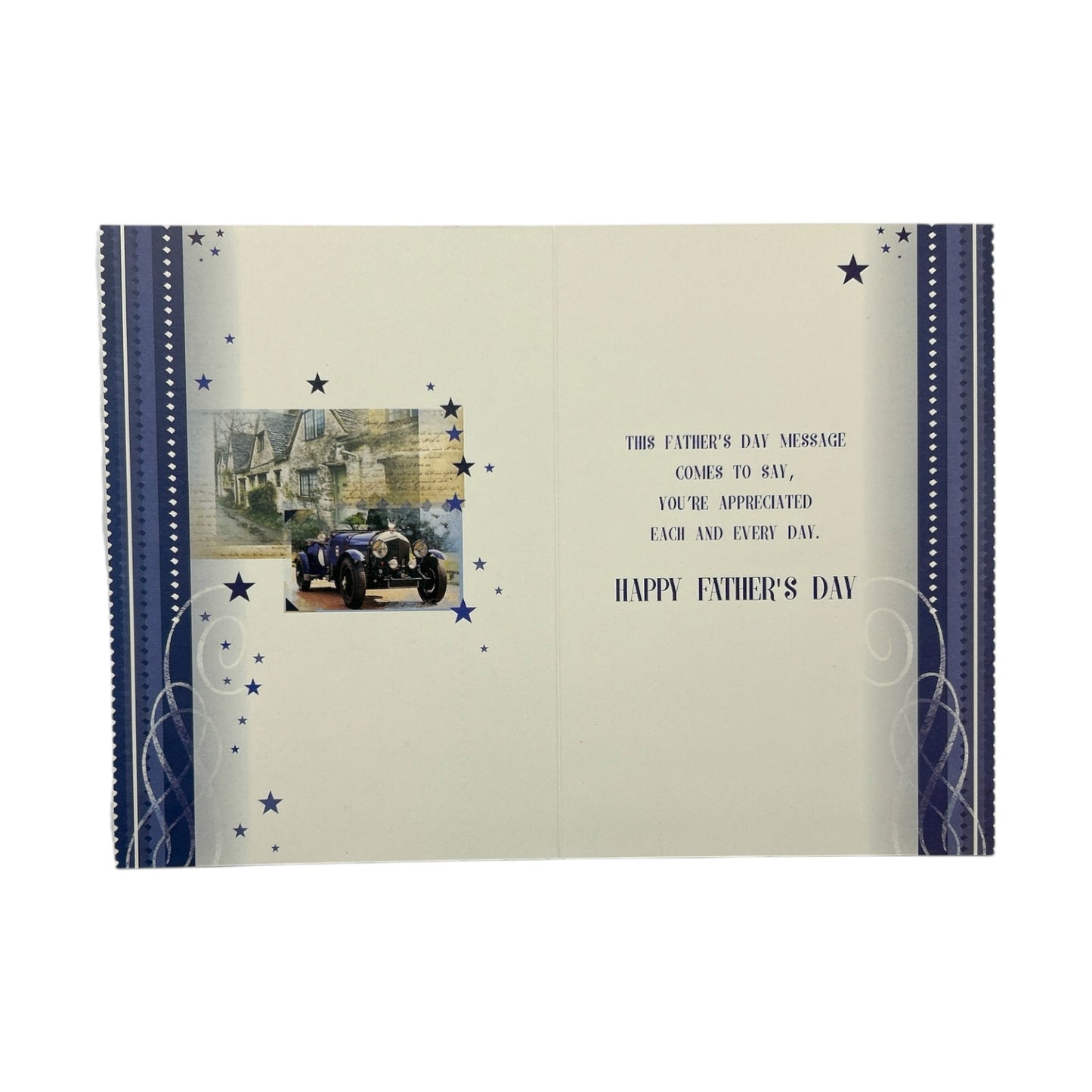 For Grandpa Vintage Style Photographic Card Design Father's Day Card