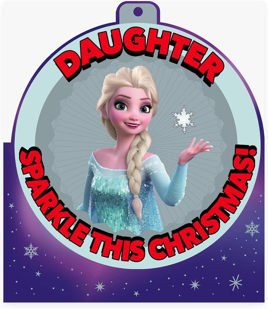 Frozen Elsa Design Daughter Christmas Card