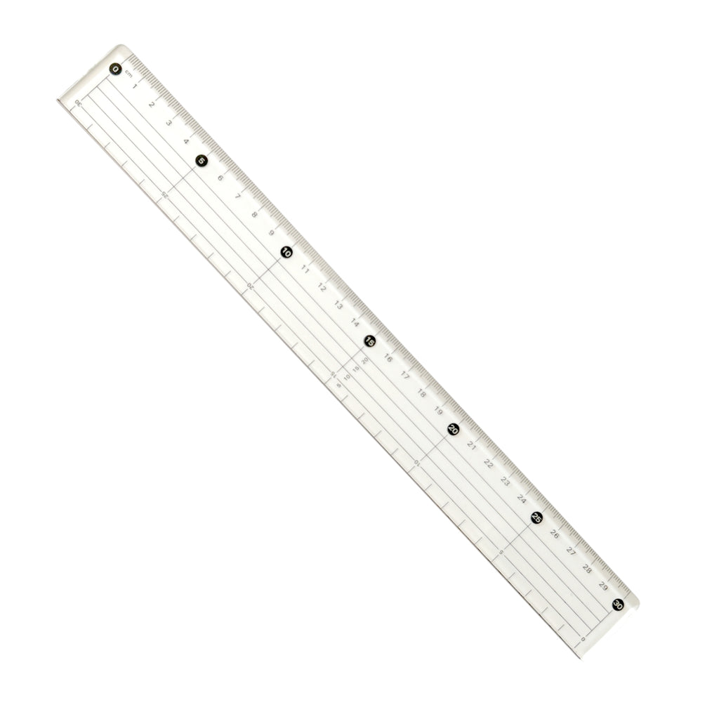 30cm Cutting Ruler With Steel Edge– Choice Wholesale