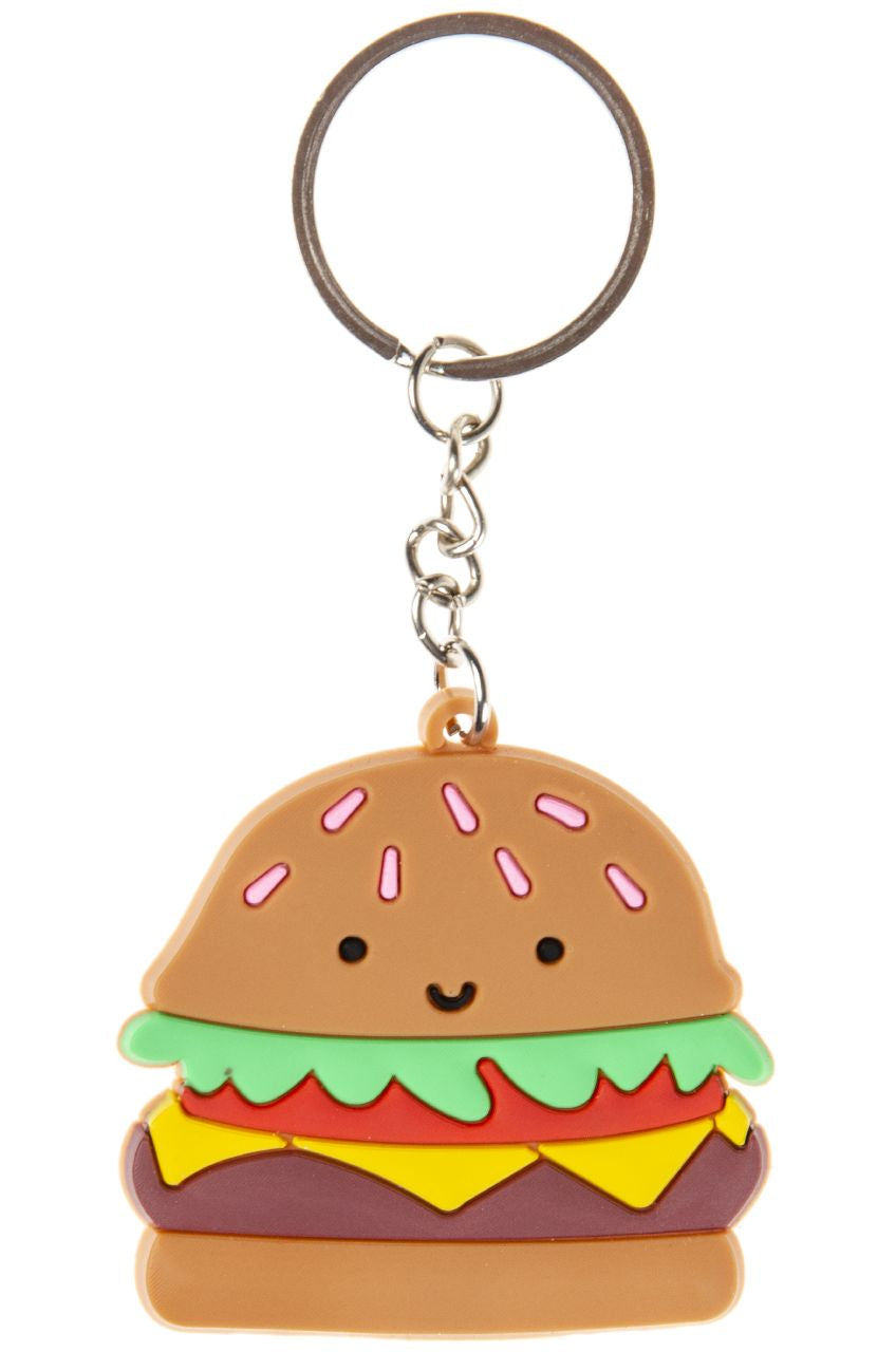 Pack of 12 Fast Food Design Keychains