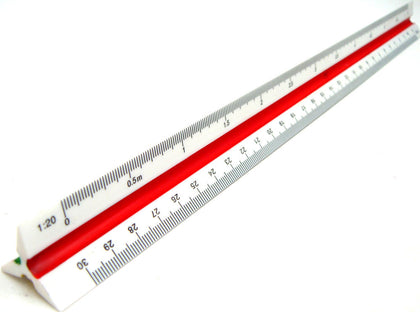 30cm Plastic Triangular Scale Ruler