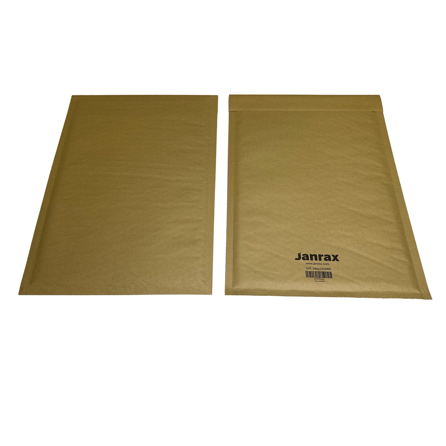 Pack of 100 Bubble Lined Size 4/G Padded Brown Postal Envelopes by Janrax