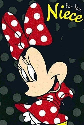 Minnie Mouse Design Niece Birthday Card