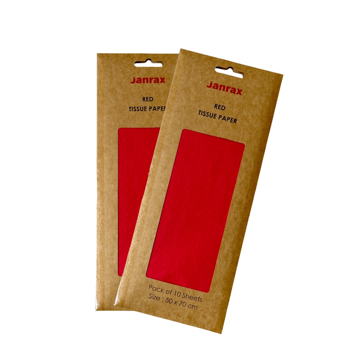 Pack of 200 Red Acid Free 50 x 70cm Tissue Paper Sheets