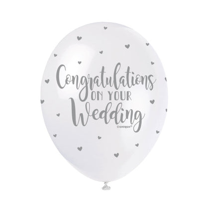 Pack of 5 Congratulations on your Wedding 12