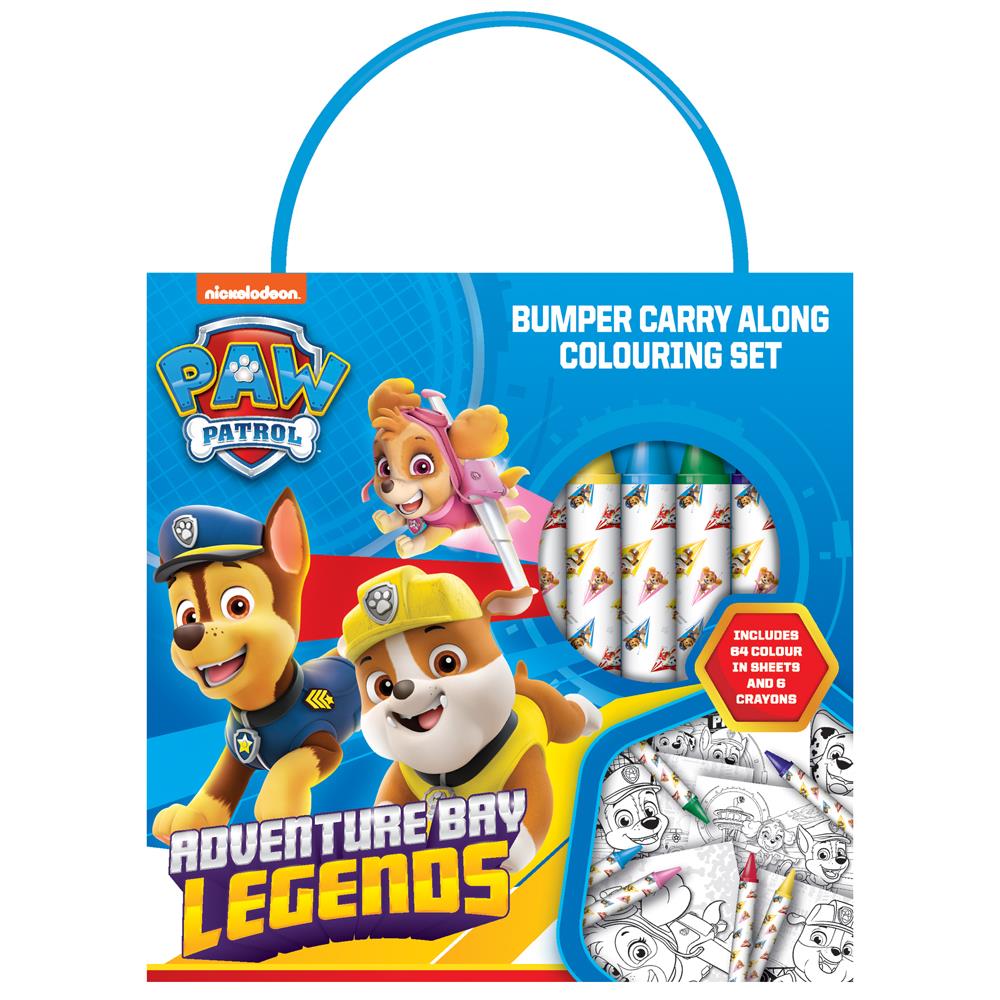 Paw Patrol Bumper Carry Along Colouring Set – Choice Wholesale