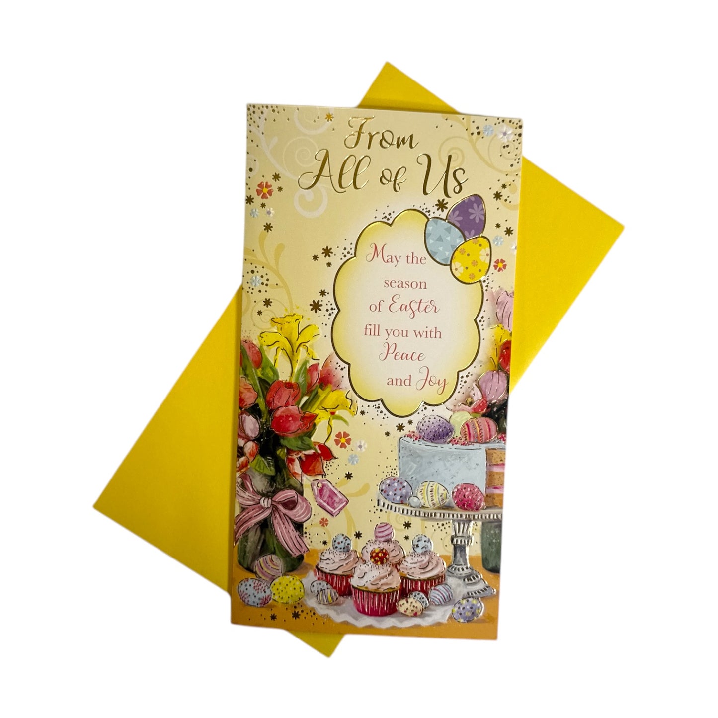 From All Of Us Cupcakes and Eggs Design Easter Card